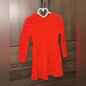 Cat & Jack  Red Knit Dress